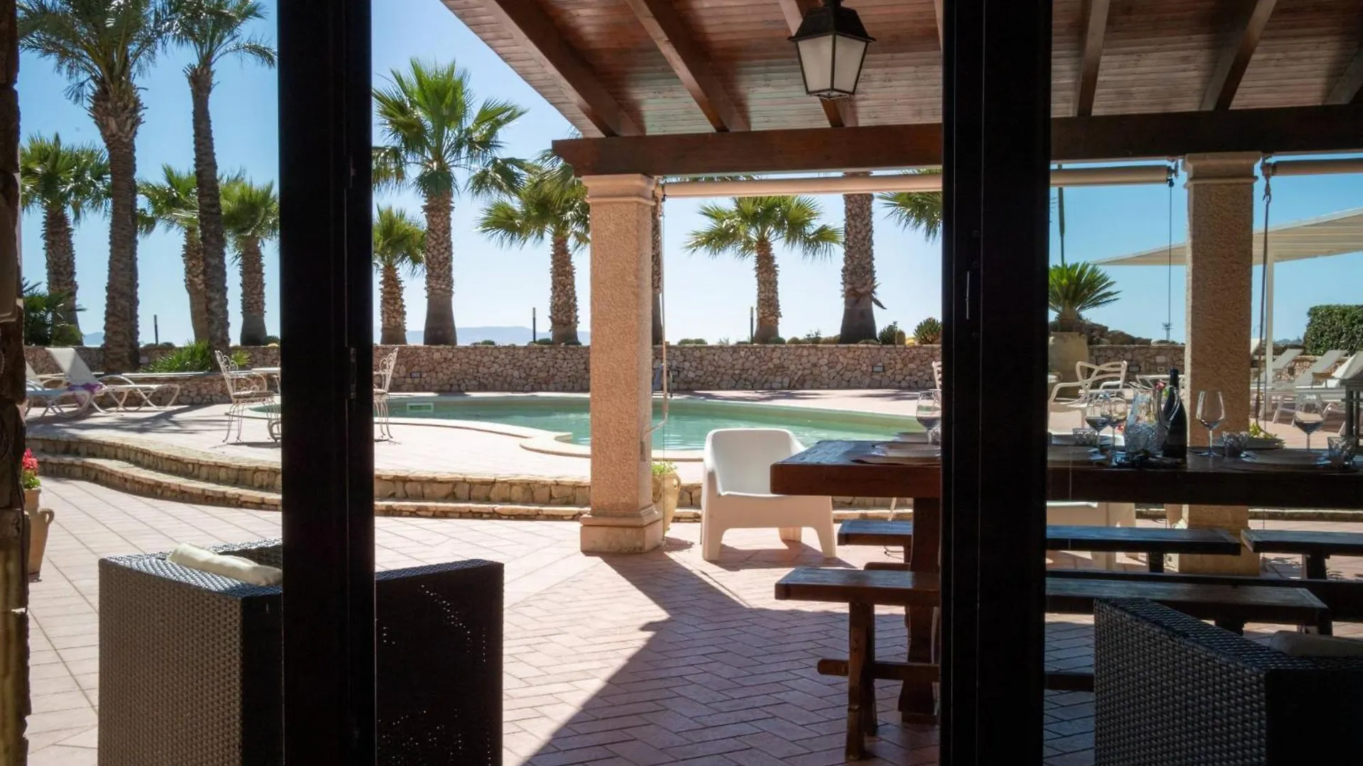 Villa Egadi, With Swimming Pool And Tennis Court Paceco